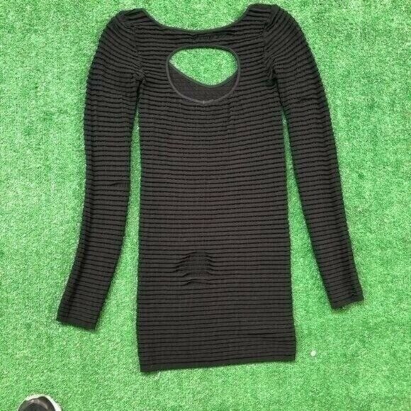 BCBGeneration Black Long Sleeve Bodycon Dress - Picture 7 of 7